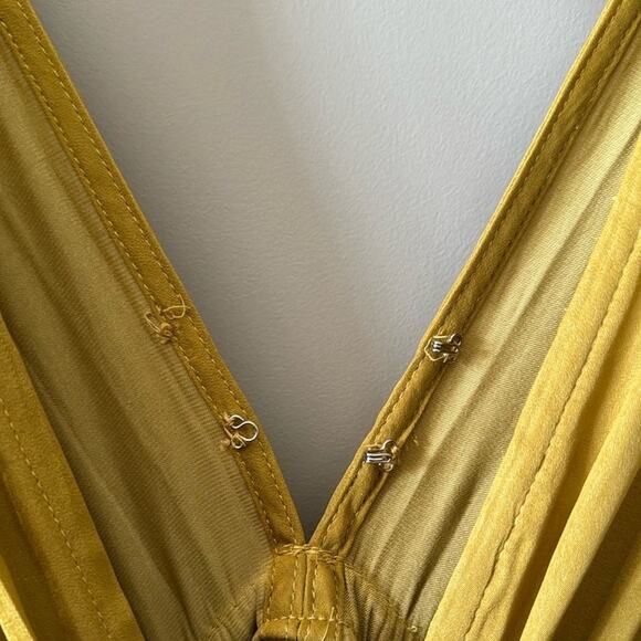 FREE PEOPLE ARZEL MINI DRESS SIZE XS GOLD - Picture 7 of 13